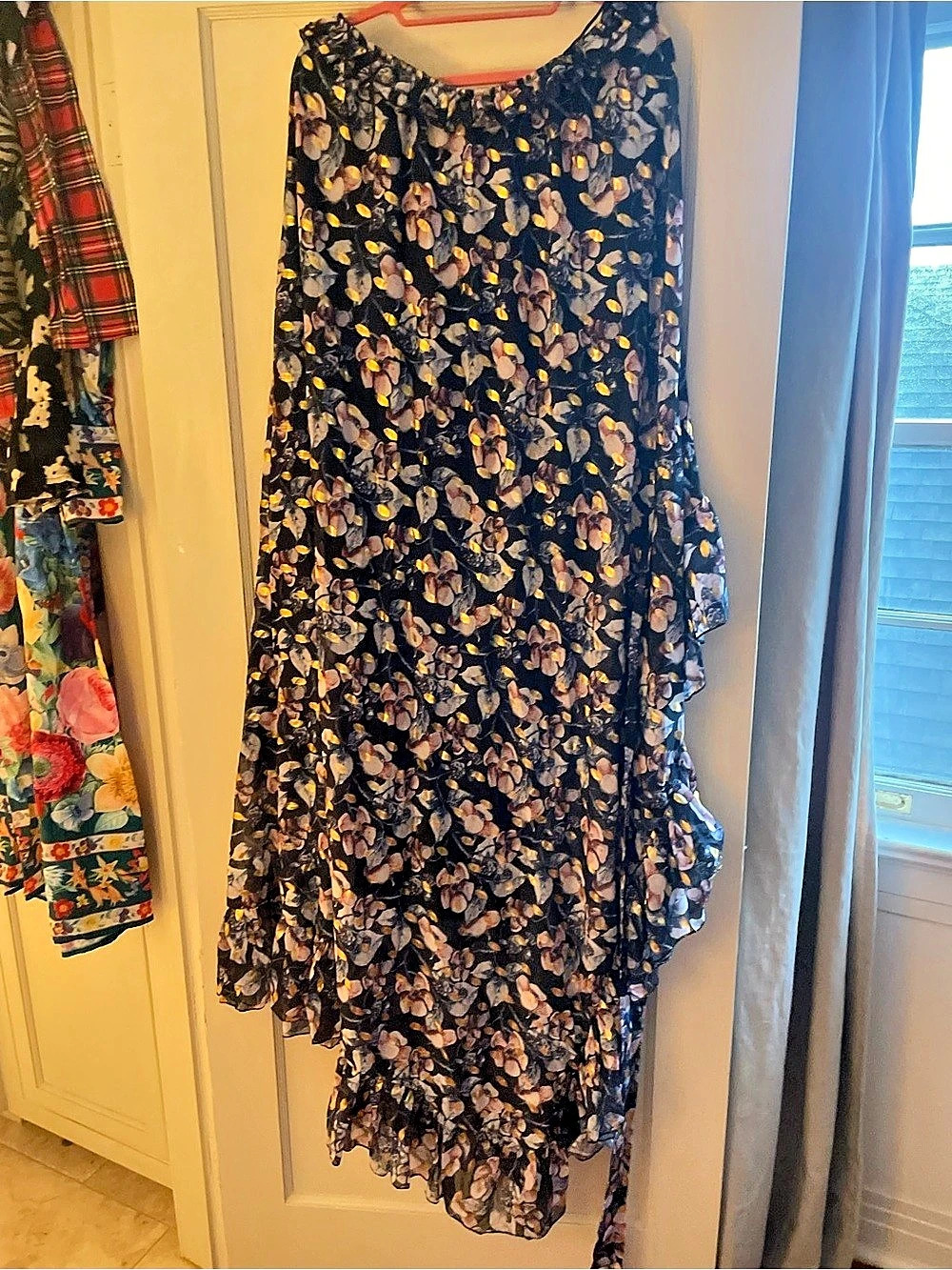 Lia Marchesi Abstract Print Maxi Dress